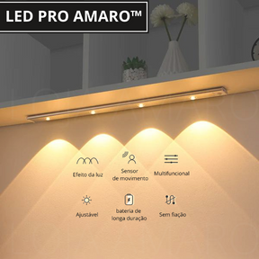 Luminária com sensor Presença LED PRO AMARO™ + Brinde exclusivo surpresa