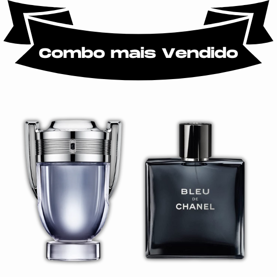 Promoção Compre 1 leve 2 - Bleu de Chanel e  Invictus Paco Rabanne - 100ml