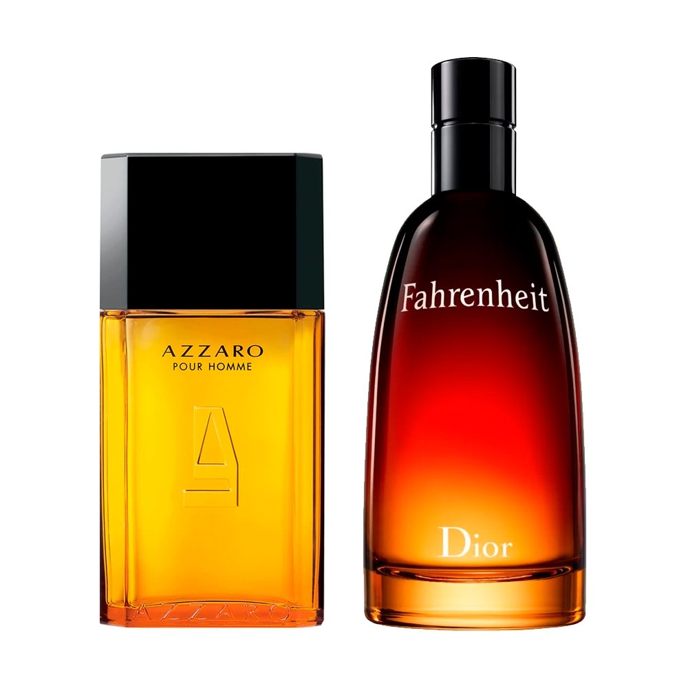 Combo de Perfumes Azzaro Pour Home e Fahrenheit