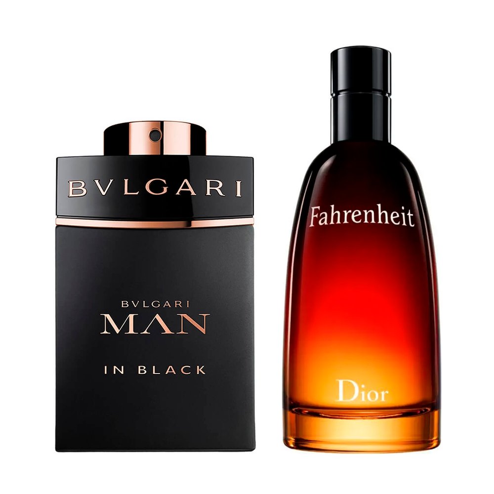 Combo de Perfumes Bvlgari MAN in Black e Fahrenheit