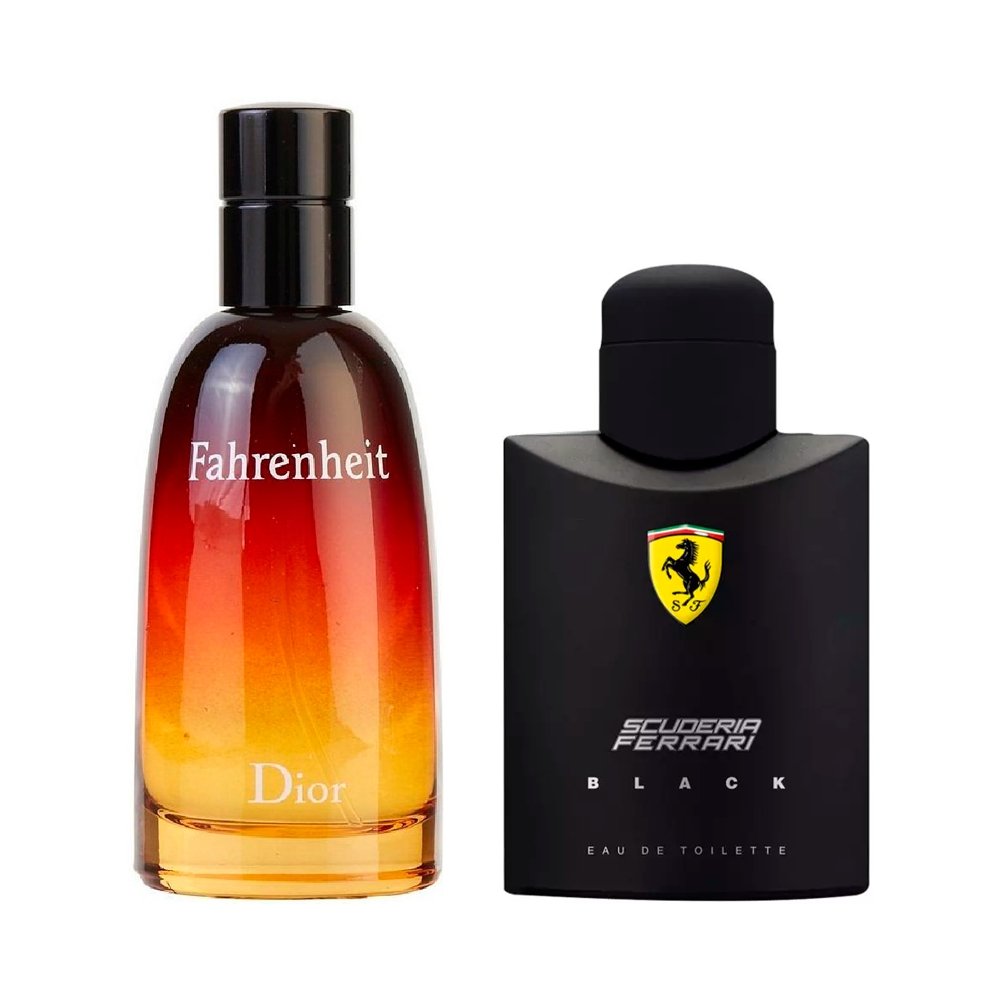 Combo de Perfumes Fahrenheit e Ferrari Black