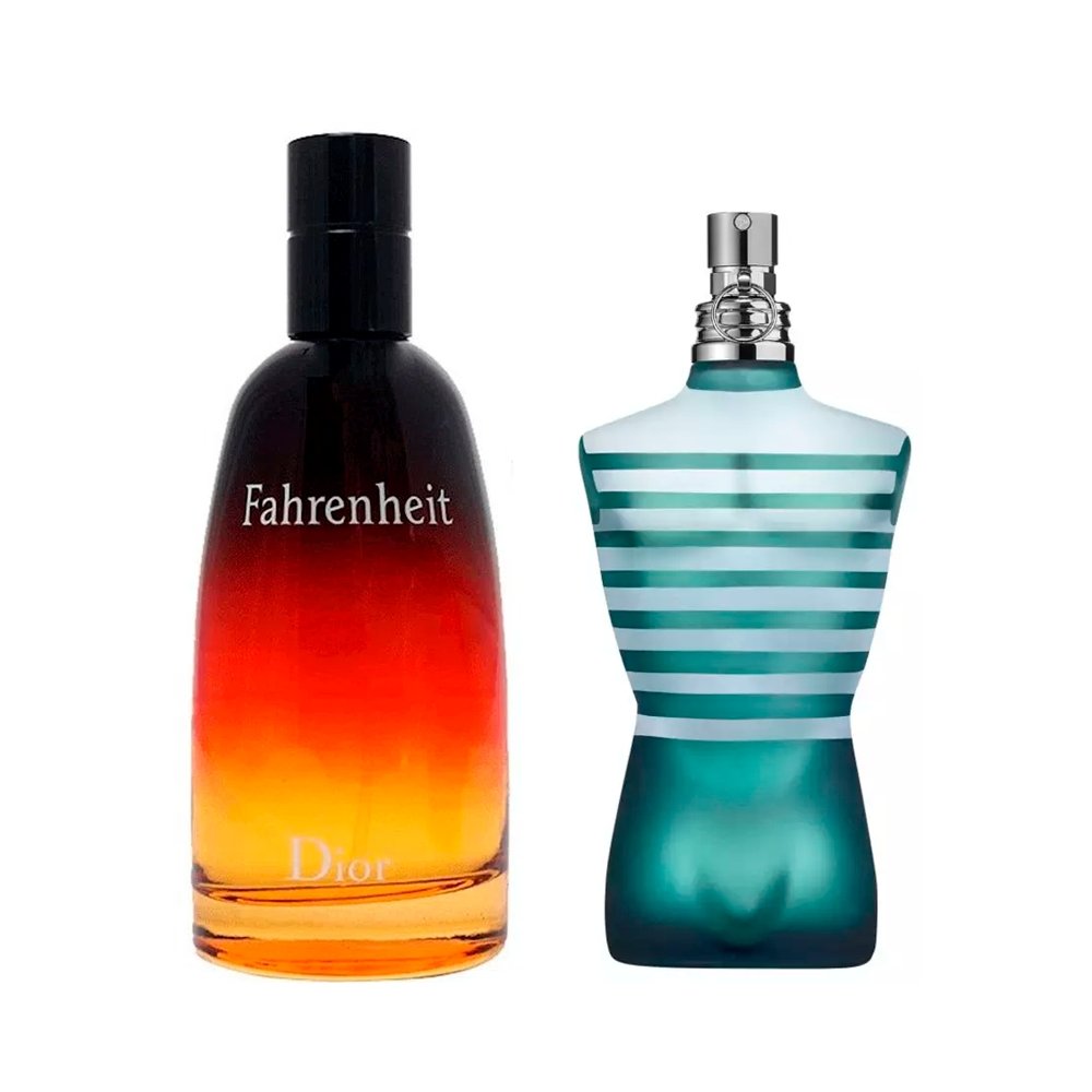 Combo de Perfumes Fahrenheit e Le Male