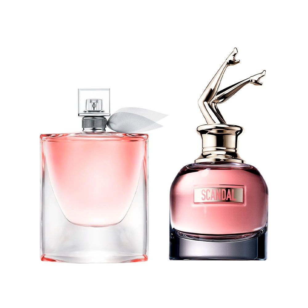 Combo de Perfumes Femininos 212 VIP Rosé e Scandal