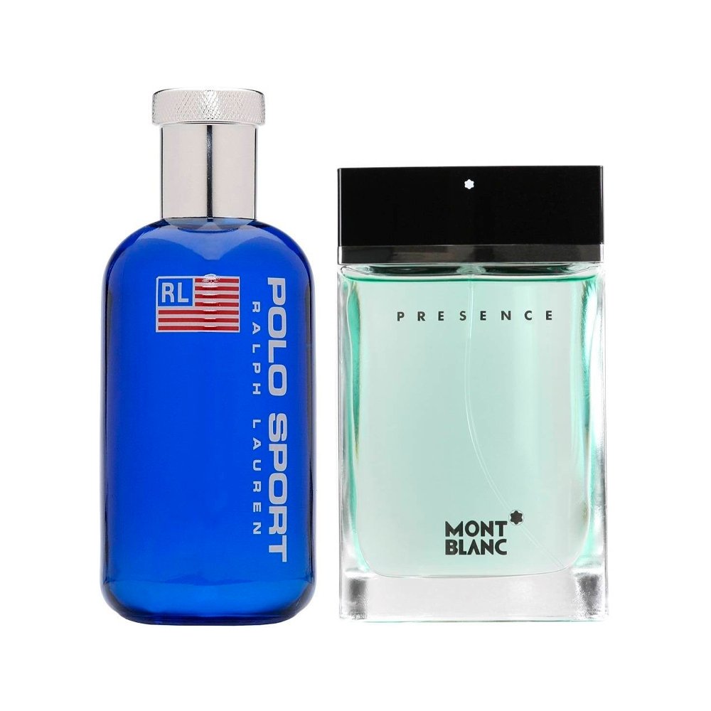 Combo de Perfumes Polo Sport e Mont Blanc Presence