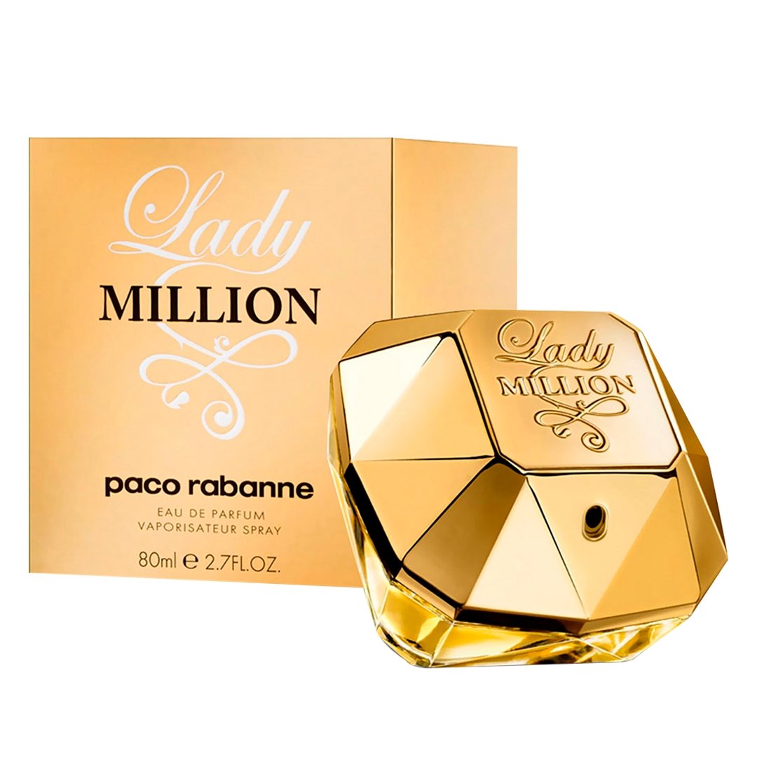 Perfume Lady Million Paco Rabanne 100ml - PROMOÇÃO MÊS DA MULHER